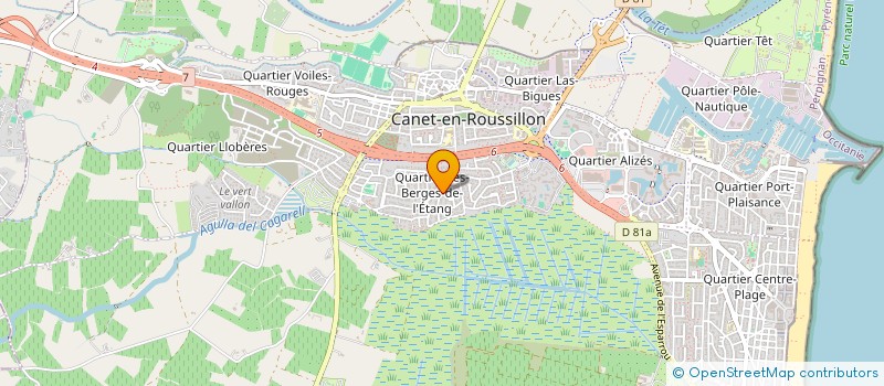 localisation de l'entreprise VOIX CATALANES  CANET-EN-ROUSSILLON