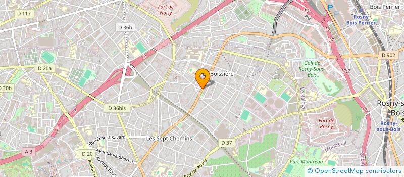 localisation de l'entreprise VOIX CORPS RYTHME ART à MONTREUIL