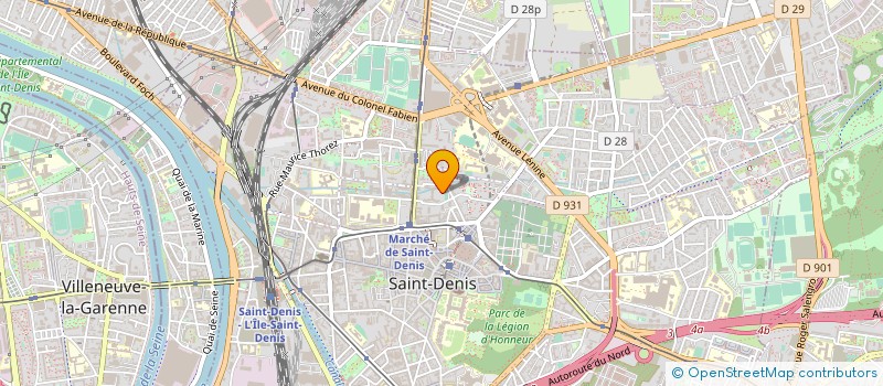 localisation de l'entreprise VOIX D'ELLES-REBELLES à SAINT-DENIS