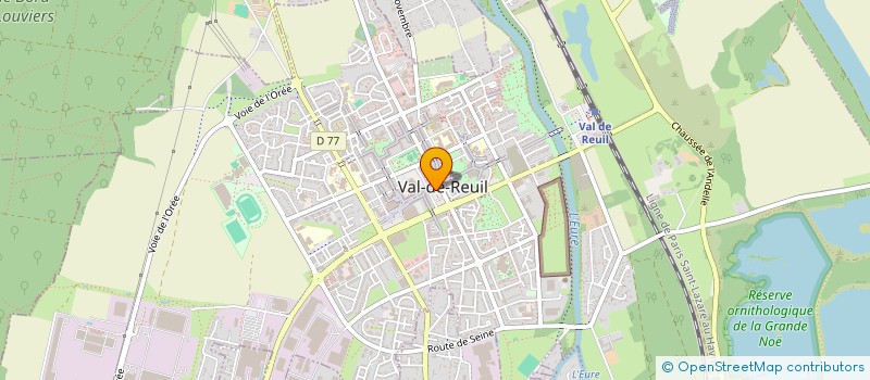 localisation de l'entreprise VOIX DE FEES  VAL-DE-REUIL