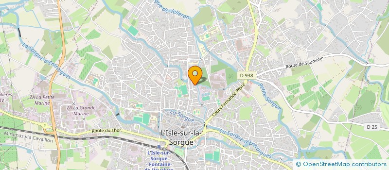 localisation de l'entreprise VOIX DES MILLES LIEUX  L'ISLE-SUR-LA-SORGUE