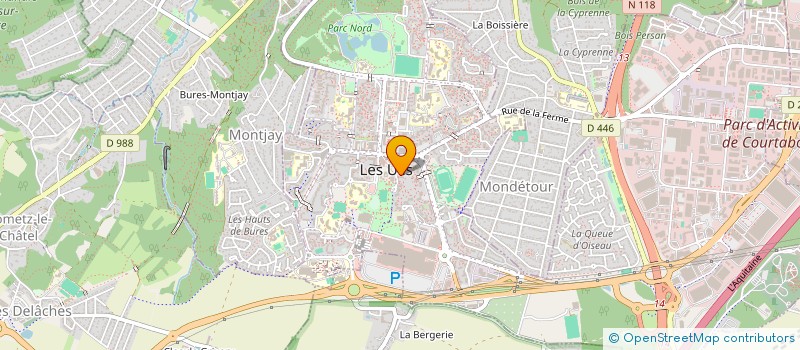 localisation de l'entreprise VOIX DES PRISONNIERS  LES ULIS