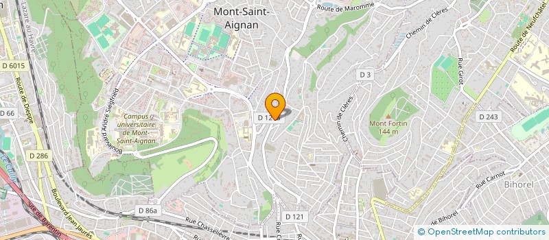 localisation de l'entreprise VOIX DES TRAVAILLEURS à MONT-SAINT-AIGNAN