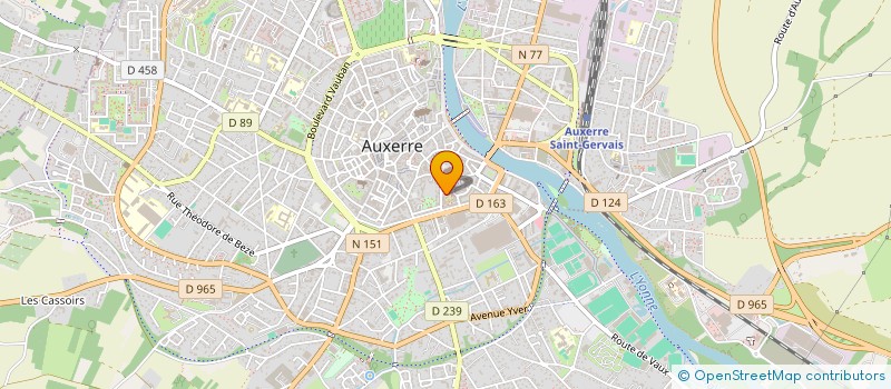 localisation de l'entreprise VOIX EGALES DE L YONNE à AUXERRE