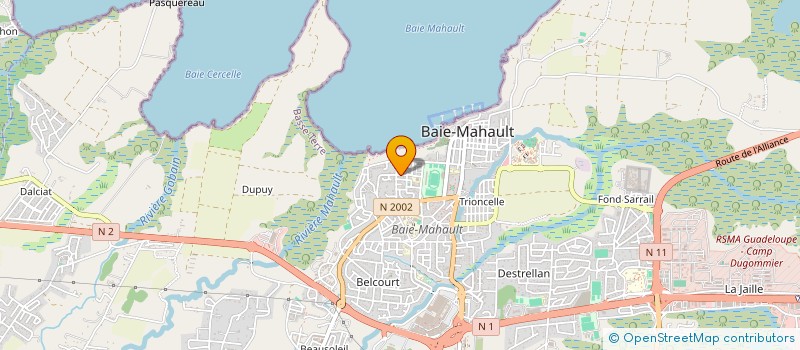localisation de l'entreprise VOIX EN VOYAGES à BAIE-MAHAULT