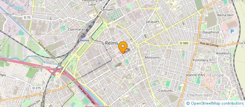 localisation de l'entreprise VOIX ET COULEURS DE MARNE  REIMS