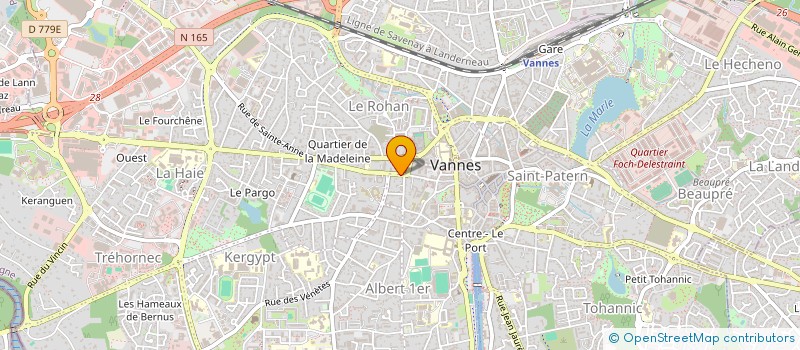 localisation de l'entreprise VOIX ET COULEURS DE MORBIHAN à VANNES