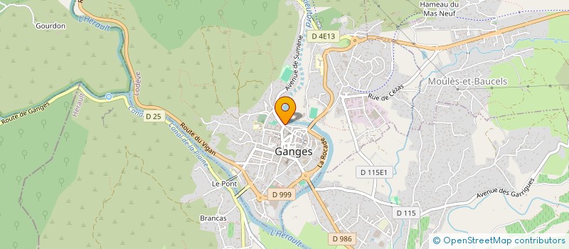 localisation de l'entreprise VOIX ET SONS DU MONDE à GANGES