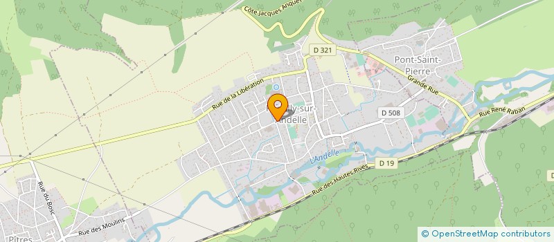 localisation de l'entreprise VOIX LACTEES à ROMILLY-SUR-ANDELLE