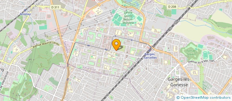 localisation de l'entreprise VOIX LAIQUE  SARCELLES