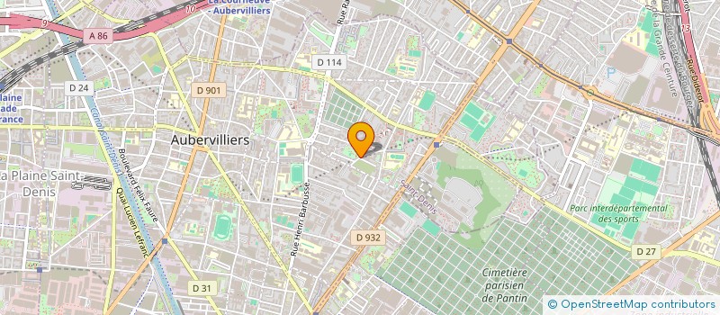 localisation de l'entreprise VOIX PUBLIQUE  AUBERVILLIERS