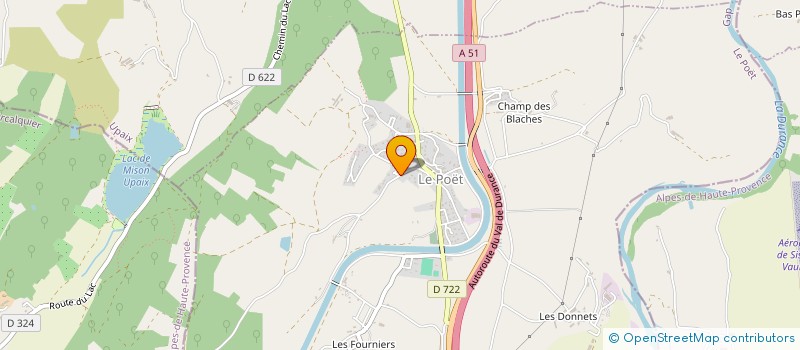 localisation de l'entreprise VOIX SI LA MI DU POET  LE POET