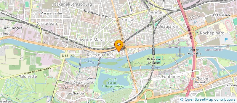 localisation de l'entreprise VOIX VIVANTES à TOURS