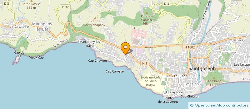 localisation de l'entreprise VOIXOM à SAINT-JOSEPH