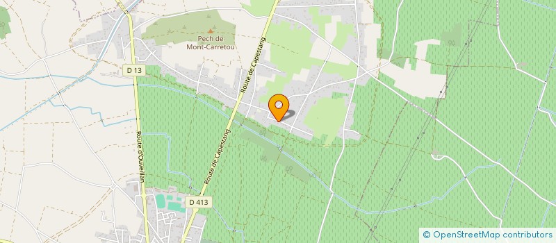 localisation de l'entreprise VOJ IMMO  CUXAC-D'AUDE