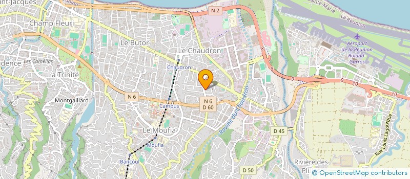 localisation de l'entreprise VOK FINANCES à SAINT-DENIS