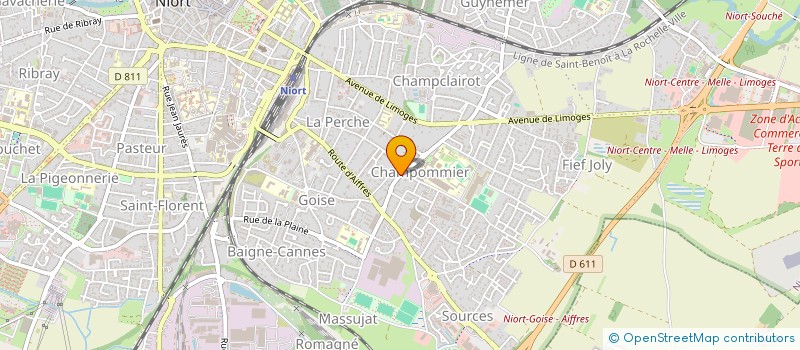 localisation de l'entreprise VOL 148  NIORT