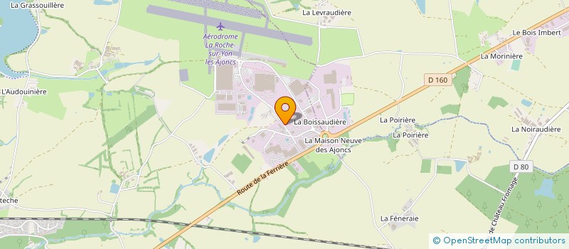 localisation de l'entreprise VOL A VOILE YONNAIS à ROCHE SUR YON (LA)