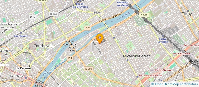 localisation de l'entreprise VOL' ARTANNA à LEVALLOIS-PERRET