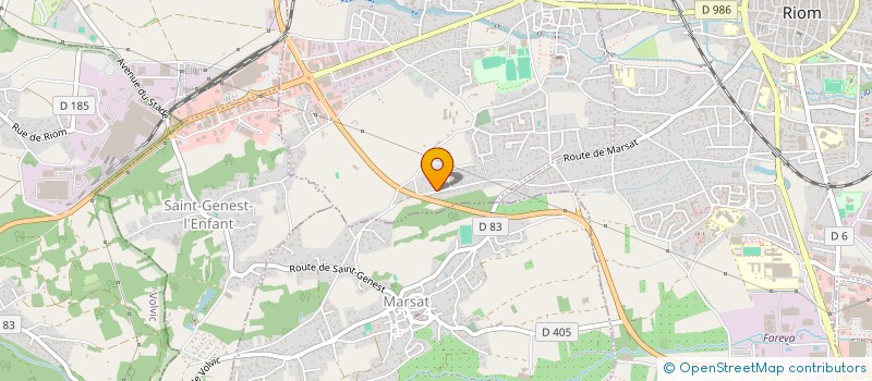 localisation de l'entreprise VOL'CHOEURS  MOZAC