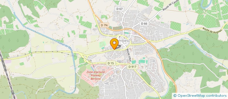 localisation de l'entreprise VOL DE NUIT  LAMBESC