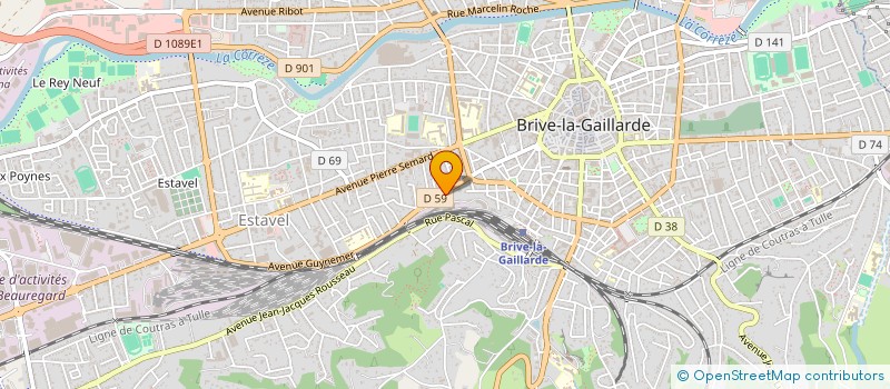 localisation de l'entreprise VOL DE PENTE BRIVE LES MILANS  BRIVE-LA-GAILLARDE