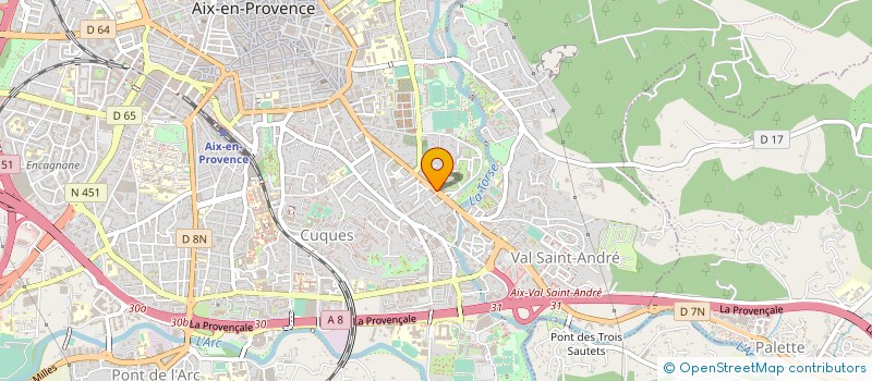 localisation de l'entreprise VOL DYNAMIC PROVENCE  AIX-EN-PROVENCE