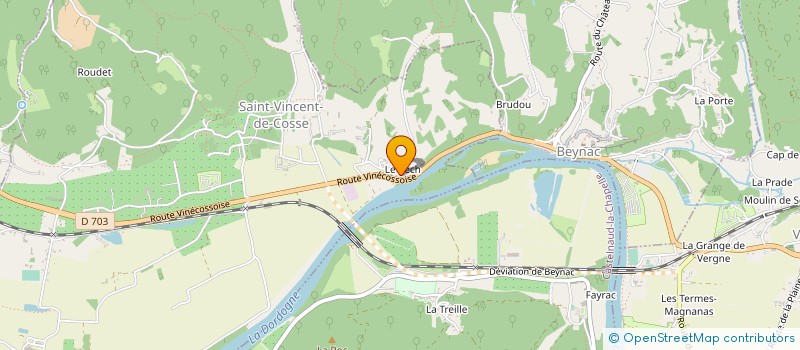 localisation de l'entreprise VOL EN BALLON  SAINT-VINCENT-DE-COSSE