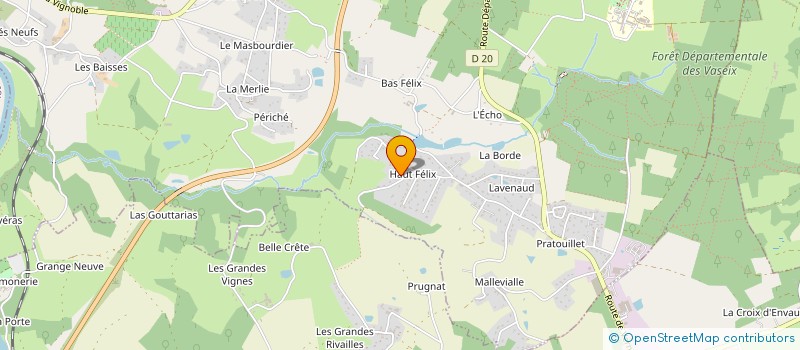 localisation de l'entreprise VOL INCENDIE PROTECTION à VERNEUIL-SUR-VIENNE