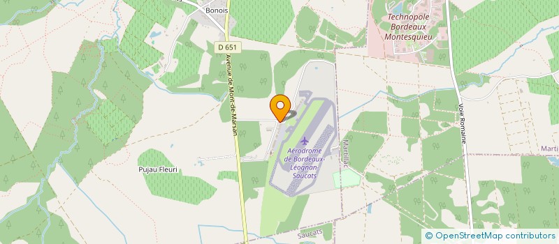 localisation de l'entreprise VOL PASSION H12  LEOGNAN