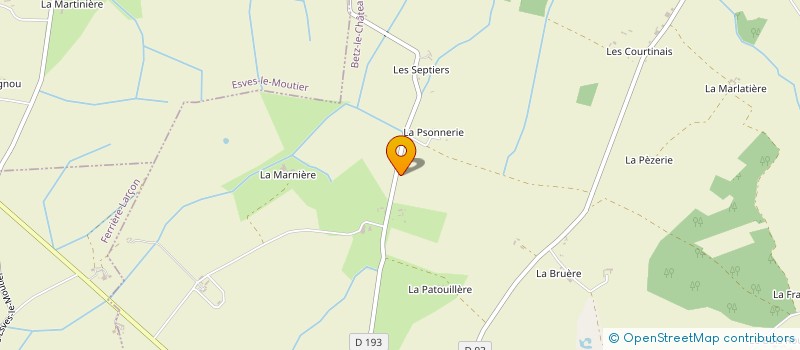 localisation de l'entreprise VOL'TERRE à BETZ-LE-CHATEAU