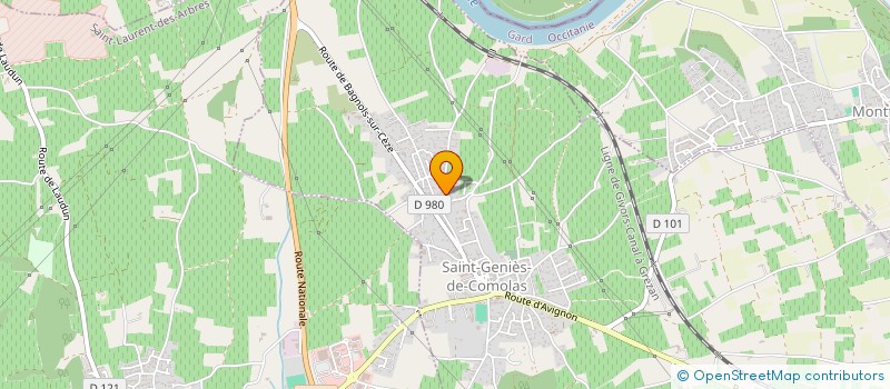 localisation de l'entreprise VOL'TERRE  SAINT-GENIES-DE-COMOLAS