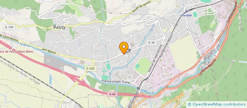 localisation de l'entreprise VOLA à PASSY