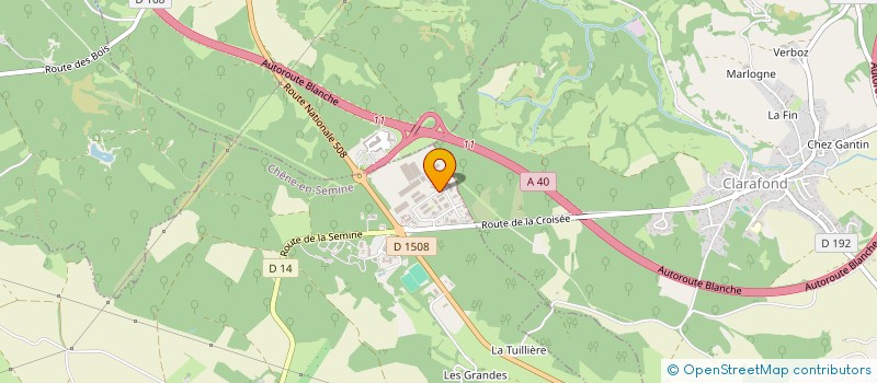 localisation de l'entreprise VOLA-FRUITS-PERNOUD à CHENE-EN-SEMINE