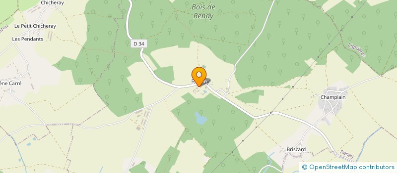 localisation de l'entreprise VOLAILLE DE LAUNAY à RENAY