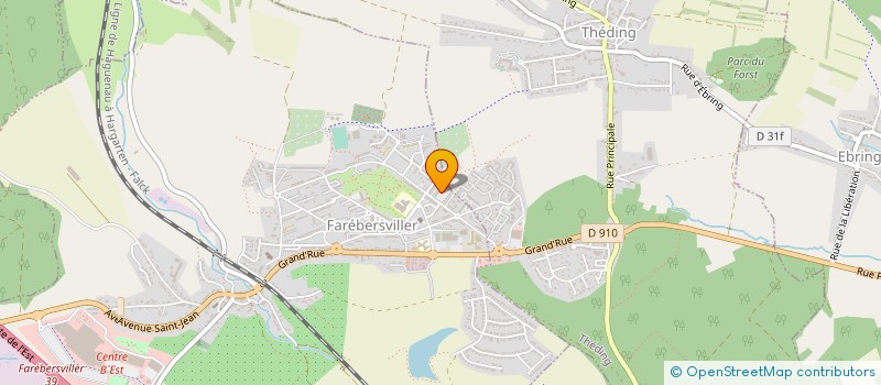 localisation de l'entreprise VOLAILLE MARKET  FAREBERSVILLER