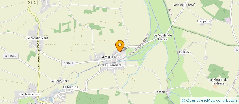 localisation de l'entreprise VOLAILLE NATURE à CLAVETTE