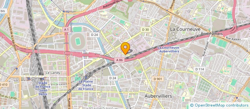 localisation de l'entreprise VOLAILLES A GOGO à AUBERVILLIERS