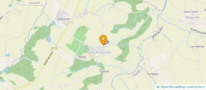 localisation de l'entreprise VOLAILLES BERNOCCO  SAINT-ARROUMEX