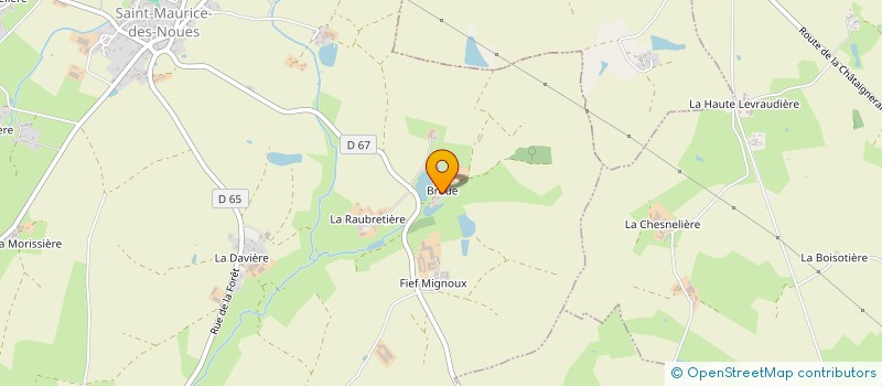 localisation de l'entreprise VOLAILLES DE BROUE à SAINT-MAURICE-DES-NOUES