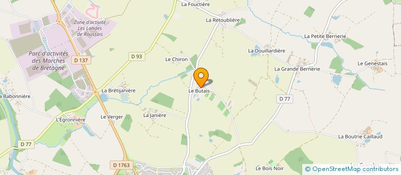 localisation de l'entreprise VOLAILLES DE LA CHEVERIERE à MONTAIGU-VENDEE