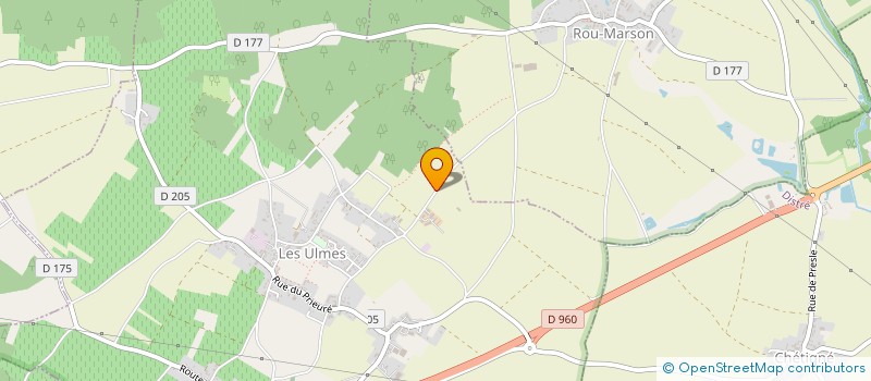 localisation de l'entreprise VOLAILLES DE LA FERME TIVAUX à LES ULMES