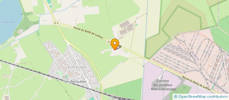 localisation de l'entreprise VOLAILLES DE LA PALMERAIE à ISTRES