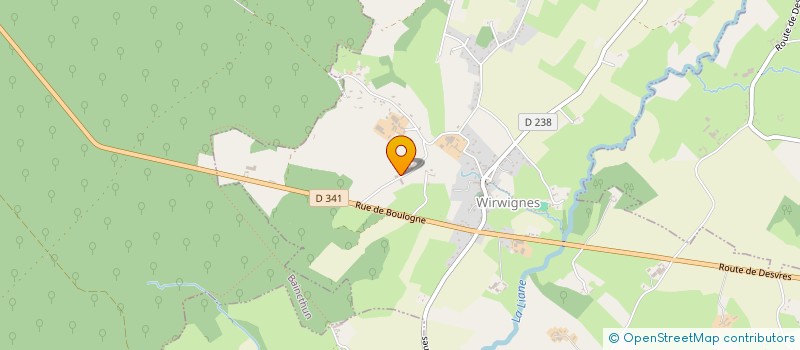 localisation de l'entreprise VOLAILLES PENIGUEL à LEULINGHEM