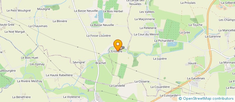 localisation de l'entreprise VOLAILLES RENAULT  LOUVIGNE-DE-BAIS