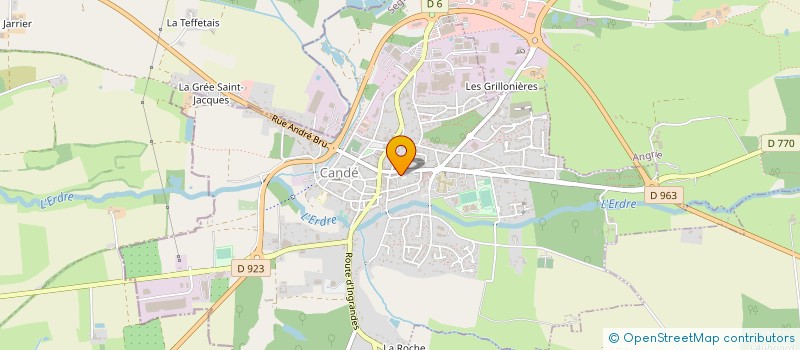 localisation de l'entreprise VOLAILLES SERVICES à VAL D'ERDRE-AUXENCE