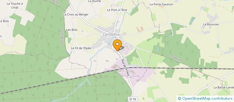 localisation de l'entreprise VOLAILLETTES  LANDEBIA