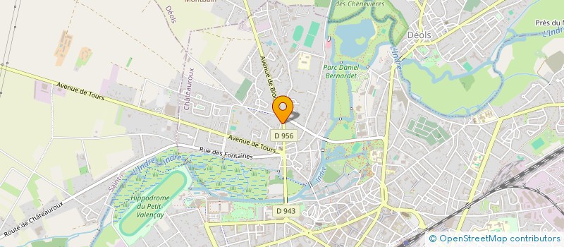 localisation de l'entreprise VOLANDIS à CHATEAUROUX