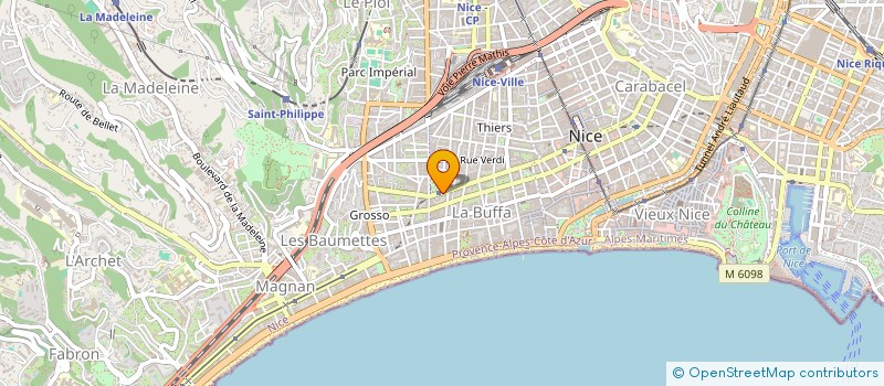localisation de l'entreprise VOLANS à NICE