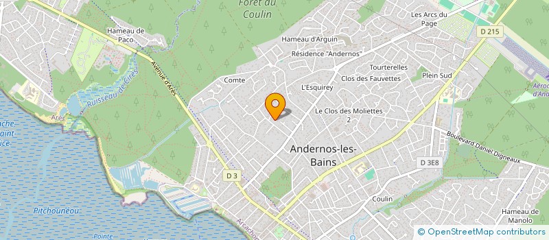 localisation de l'entreprise VOLANT PATRIMOINE  ANDERNOS-LES-BAINS